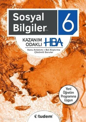 Tudem Yayınları 6. Sınıf Sosyal Bilgiler Kazanım Odaklı HBA Tudem - 1