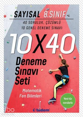 Tudem Yayınları 8. Sınıf LGS Sayısal 10x40 Deneme Sınavı Seti Tudem - 1