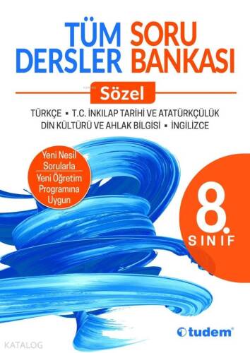 Tudem Yayınları 8. Sınıf LGS Tüm Dersler Sözel Soru Bankası Tudem - 1