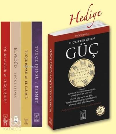 Tuğçe Işınsu Son Kitapları Seti - 5 Kitap Takım - Hiçlikten Gelen Güç Hediyeli - 1