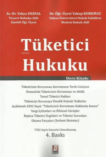 Tüketici Hukuku Ders Kitabı - 1