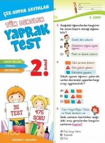 Tüm Dersler Yaprak Test 2.Sınıf - 1