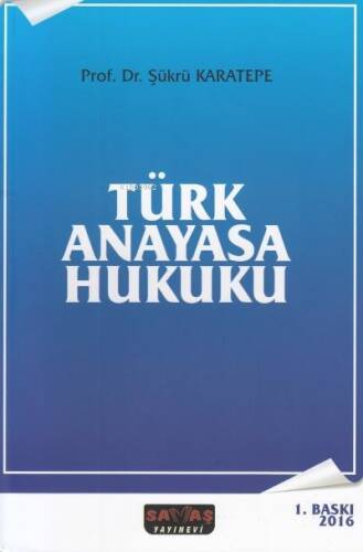 Türk Anayasa Hukuku - 1