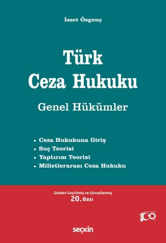 Türk Ceza Hukuku Genel Hükümler - 1