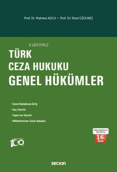 Türk Ceza Hukuku Genel Hükümler - 1