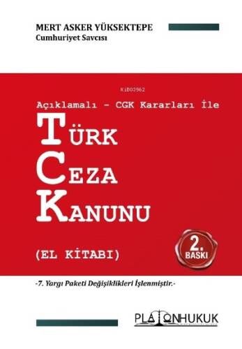 Türk Ceza Kanunu (El Kitabı) - 1