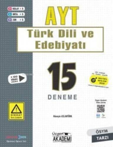 Türk Dili Ve Edebiyatı - 15 Li Deneme Sınavı - 1