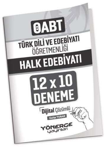 Türk Dili ve Edebiyatı Öğretmenliği Halk Edebiyatı 12x10 Deneme Çözümlü - 1