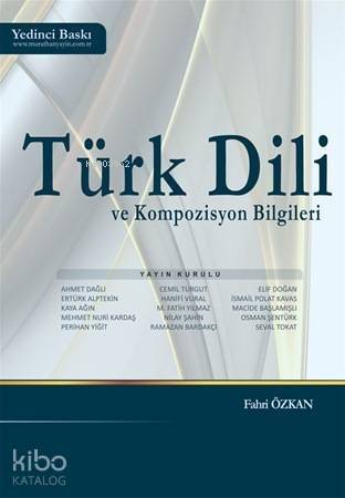 Türk Dili ve Kompozisyon Bilgileri - 1