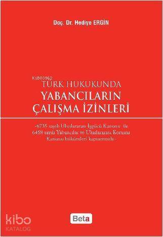 Türk Hukukunda Yabancıların Çalışma İzinleri - 1