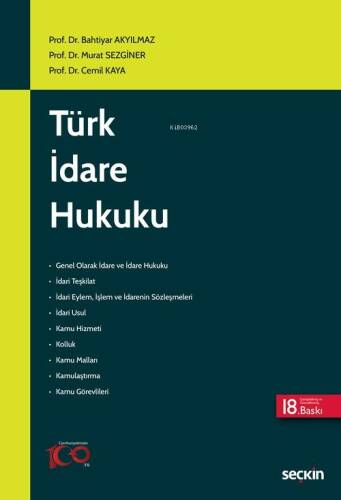 Türk İdare Hukuku - 1