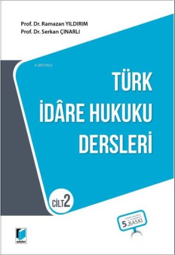 Türk İdare Hukuku Dersleri Cilt 2 - 1