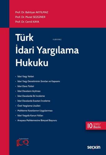 Türk İdari Yargılama Hukuku - 1