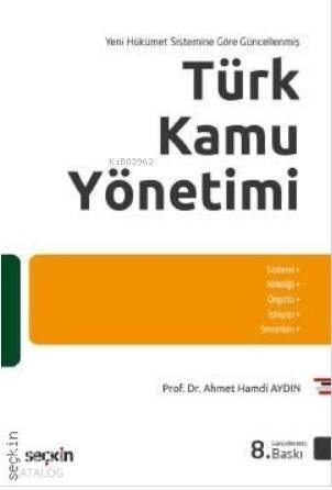 Türk Kamu Yönetimi - 1