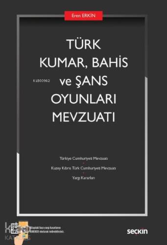 Türk Kumar, Bahis ve Şans Oyunları Mevzuatı - 1