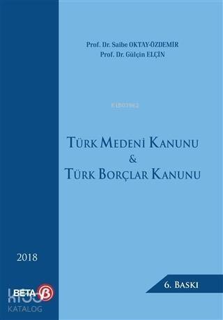 Türk Medeni Kanunu - Türk Borçlar Kanunu - 1