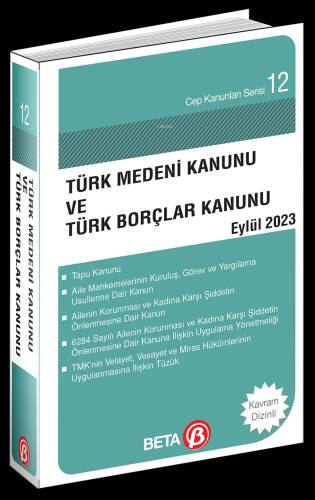 Türk Medeni Kanunu ve Türk Borçlar Kanunu - 1