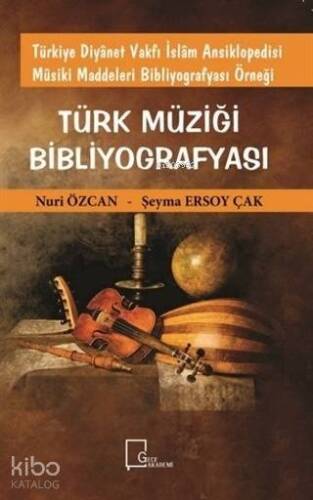 Türk Müziği Bibliyografyası; Türkiye Diyanet Vakfı İslam Ansiklopedisi Musiki Maddeleri Bibliyografyası Örneği - 1