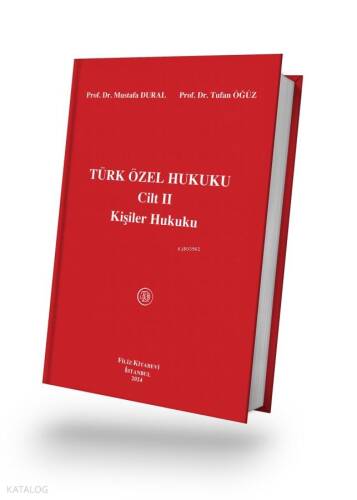 Türk Özel Hukuku Cilt II - Kişiler Hukuku (Ciltli) - 1