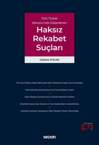 Türk Ticaret Kanunu'nda Düzenlenen Haksız Rekabet Suçları - 1