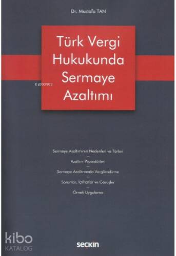 Türk Vergi Hukukunda Sermaye Azaltımı - 1