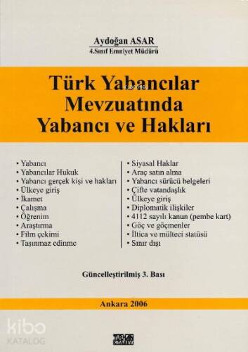 Türk Yabancılar Mevzuatında Yabancı ve Hakları - 1