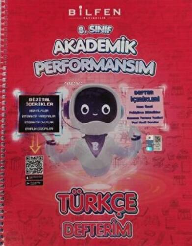 Türkçe 8 Akademik Performansım Defterim - 1