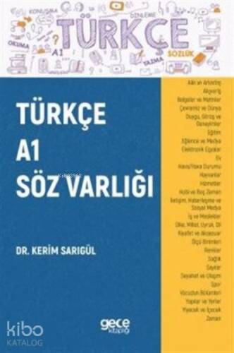 Türkçe A1 Söz Varlığı - 1