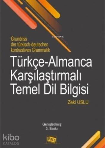 Türkçe-Almanca Karşılaştırmalı Temel Dilbilgisi - 1