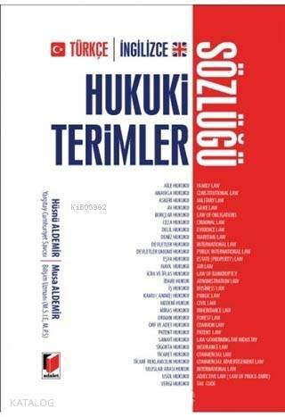 Türkçe-İngilizce Hukuki Terimler Sözlüğü - 1