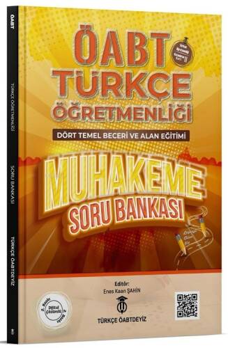 Türkçe ÖABTDEYİZ ÖABT Türkçe Dört Temel Beceri ve Alan Eğitimi Muhakeme Soru Bankası Dijital Çözümlü - Enes Kaan Şahin Türkçe ÖABTDEYİZ - 1