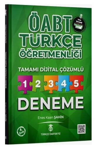 Türkçe ÖABTDEYİZ ÖABT Türkçe Öğretmenliği 5 Deneme Dijital Çözümlü - Enes Kaan Şahin Türkçe ÖABTDEYİZ - 1