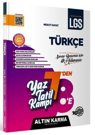 Türkçe Yaz Tatil Kampı LGS 7-8. Sınıf Hazırlık - 1