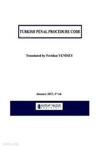 Turkish Penal Procedure Code - 1