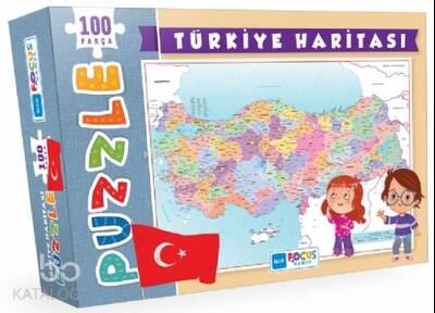 Türkiye Haritası Puzzle 100 Parça - 1