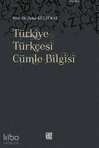 Türkiye Türkçesi Cümle Bilgisi - 1