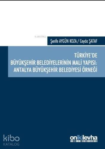 Türkiye'de Büyükşehir Belediyelerinin Mali Yapısı: Antalya Büyükşehir Belediyesi Örneği - 1