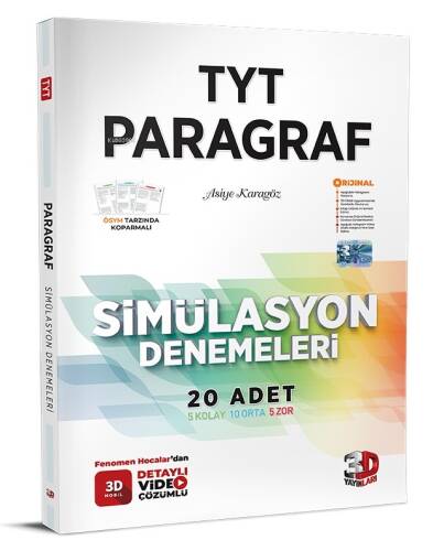 TYT 3D Paragraf Simülasyon Deneme - 1