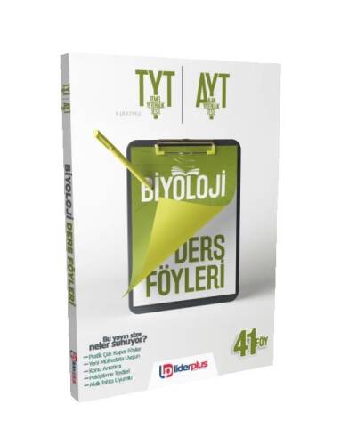 TYT AYT Biyoloji Ders Föyü Lider Plus Yayınları - 1