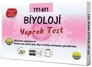 TYT-AYT Biyoloji Yaprak Testleri (Kutu Test 5 öğrenci için 5x48 Adet) - 1