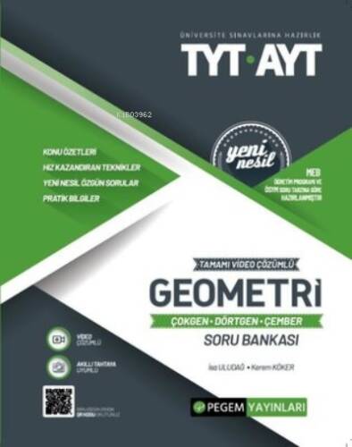 TYT AYT Geometri Soru Bankası - Çokgen - Dörtgen - Çember - 1