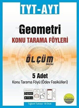 TYT-AYT Geometri Tarama Föyleri (5 Fasikül 3x24+2x32 Sayfa) - 1