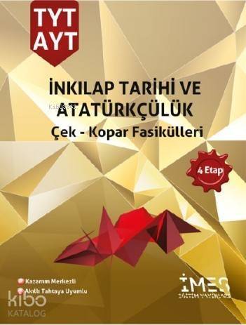 TYT-AYT İnkılap Tarihi ve Atatürkçülük 4 Etap Soru Bankası - Çek kopar Fasikülleri - 1