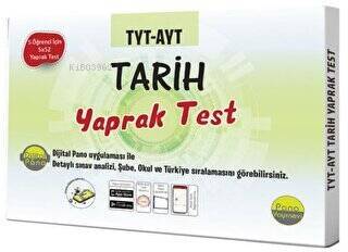 TYT-AYT Tarih Yaprak Testleri (Kutu Test 5 öğrenci için 5x52 Adet) - 1