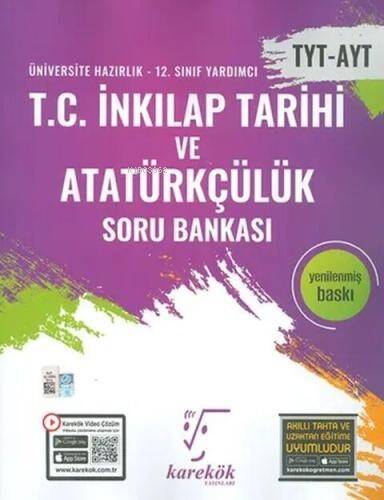 TYT AYT T.C İnkılap Tarihi ve Atatürkçülük Soru Bankası - 1