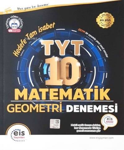 TYT - Branş Denemeleri - Matematik-Geometri (10 lu) - 1