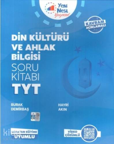 TYT Din Kültürü ve Ahlak Bilgisi Soru Kitabı Yeni Nesil Yayınları - 1