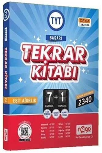 TYT Eşit Ağırlık Başarı Tekrar Kitabı 7 Fasikül 1 Deneme - 1