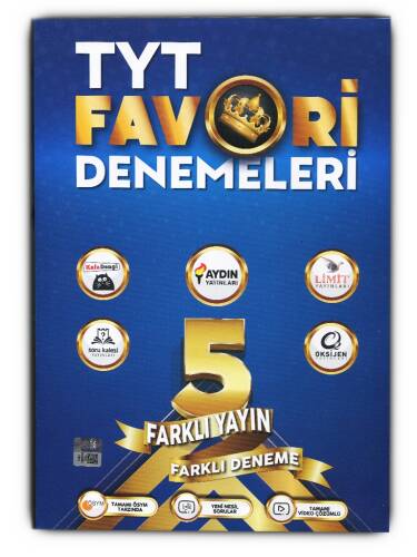 TYT Favori Denemeleri 5 Farklı Yayın 5 Farklı Deneme - 1