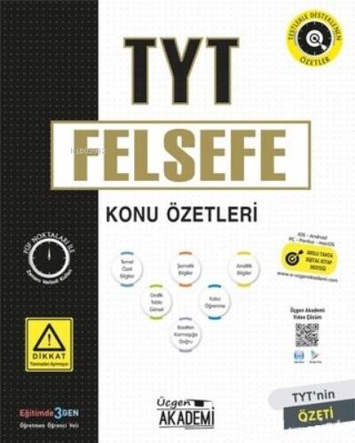 TYT FELSEFE - Konu Özetleri - 1